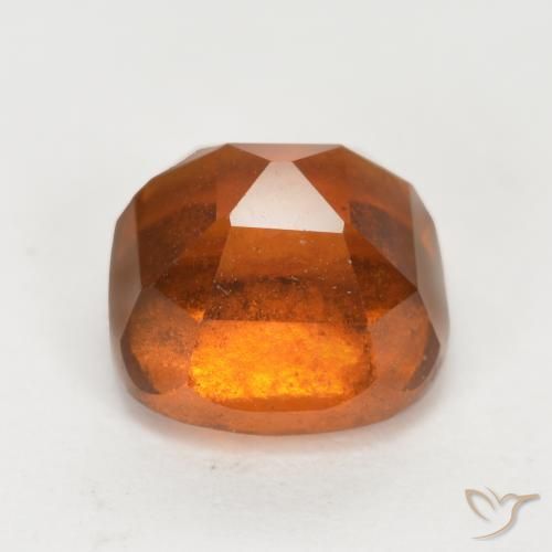 Grenat Hessonite Orange moyen naturelle Coussin, 2.55 ct, VS-SI