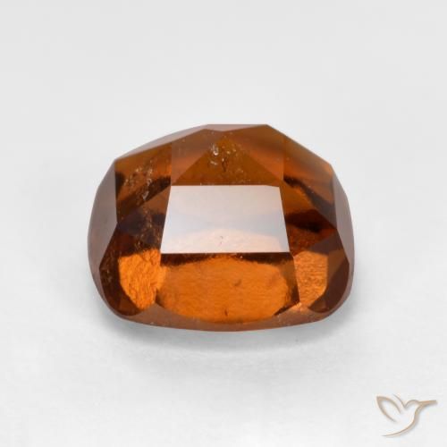Grenat Hessonite Orange foncé naturelle Coussin, 2.31 ct, SI