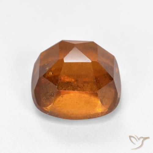 Grenat Hessonite Orange foncé naturelle Coussin, 2.66 ct, VS-SI