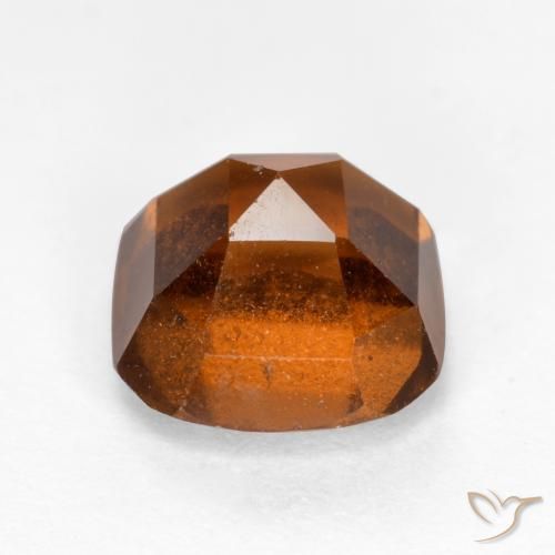 Grenat Hessonite Orange rougeâtre naturelle Octogone / coupe Émeraude, 2.03 ct, VS-SI