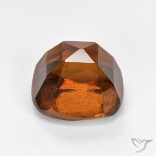 Grenat Hessonite Ambre orange naturelle Coussin, 2.43 ct, VS-SI