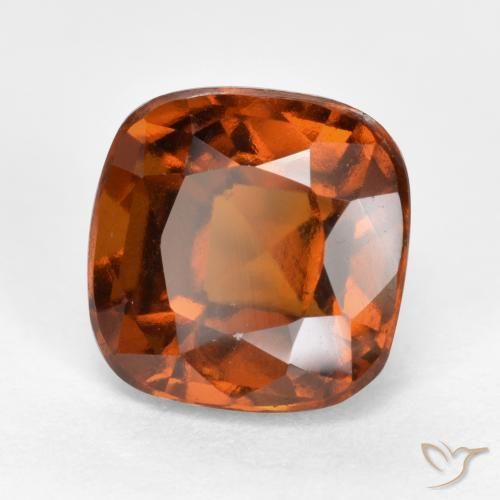 Grenat Hessonite Orange moyen naturelle Coussin, 2.36 ct, VS-SI
