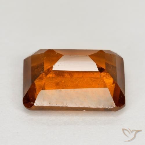 Grenat Hessonite Orange moyen-foncé naturelle Octogone / coupe Émeraude, 2.24 ct, VS-SI