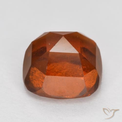 Grenat Hessonite Orange feu naturelle Coussin, 2.18 ct, VS-SI