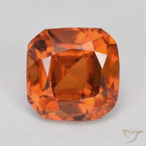 Grenat Hessonite Orange moyen naturelle Octogone / coupe Émeraude, 1.98 ct, VS