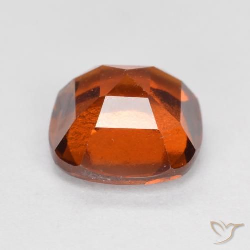 Grenat Hessonite Orange rougeâtre naturelle Coussin, 1.94 ct, VS-SI