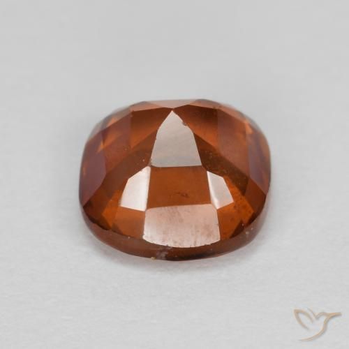Grenat Hessonite Ambre orange naturelle Coussin, 1.37 ct, VS-SI