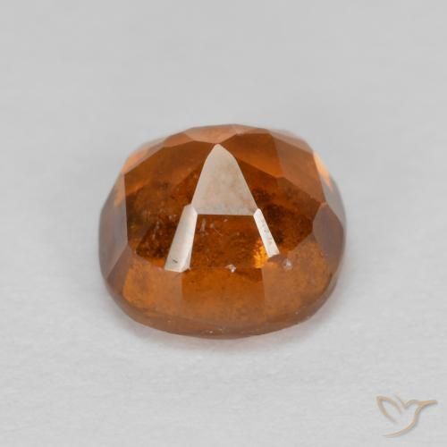 Grenat Hessonite Orange moyen naturelle Coussin, 1.53 ct, VS-SI
