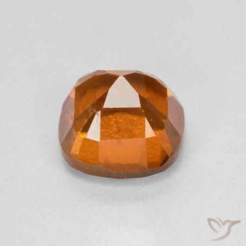Grenat Hessonite Orange moyen-foncé naturelle Coussin, 1.50 ct, VS-SI
