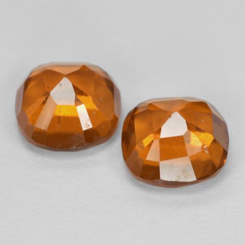 Achetez naturel 2.63ct Orange moyen-foncé Grenat Hessonite gems, Coupe coussin, En provenance Sri Lanka chez GemSelect. En stock, livraison internationale!