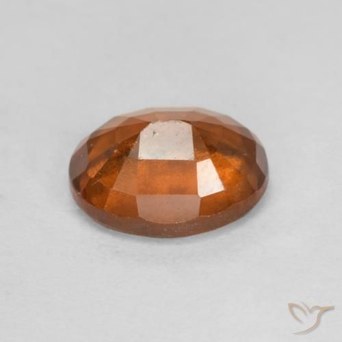 Grenat Hessonite Orange foncé naturelle ovale, 2.33 ct, VS-SI