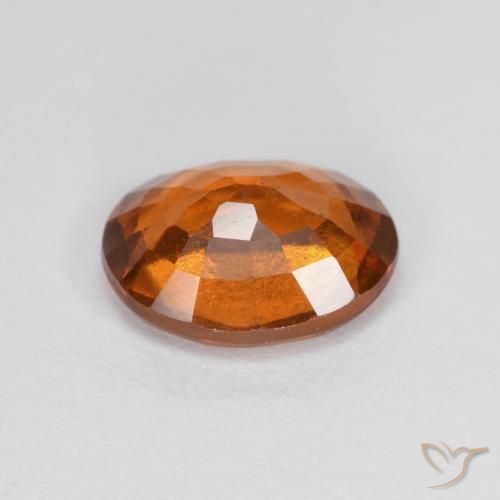 Grenat Hessonite Orange moyen naturelle ovale, 1.97 ct, VS-SI