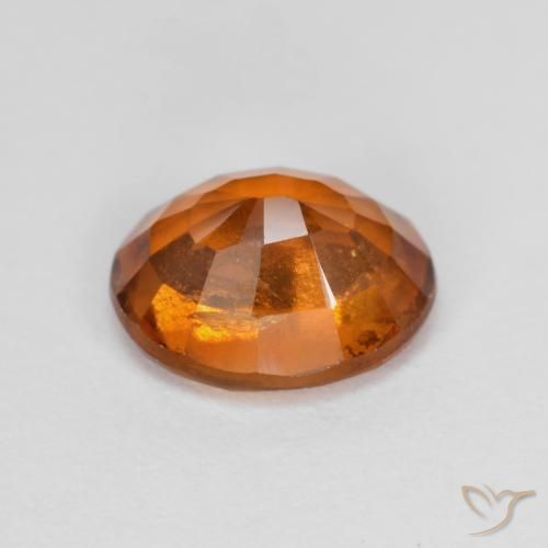 Grenat Hessonite Orange moyen-foncé naturelle ovale, 2.09 ct, VS-SI