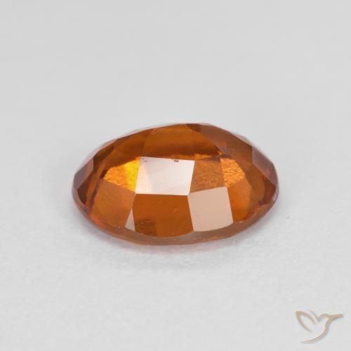 Grenat Hessonite Orange moyen-foncé naturelle ovale, 2.00 ct, VS-SI