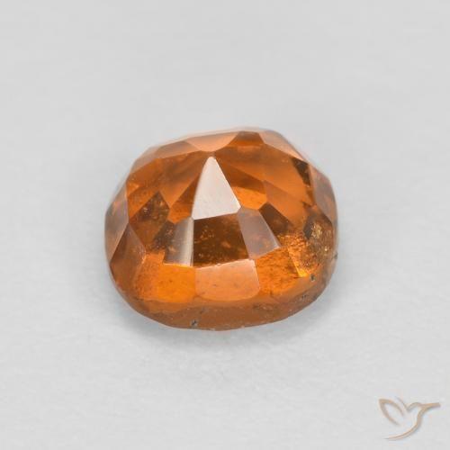 Grenat Hessonite Orange moyen naturelle Coussin, 0.93 ct, SI