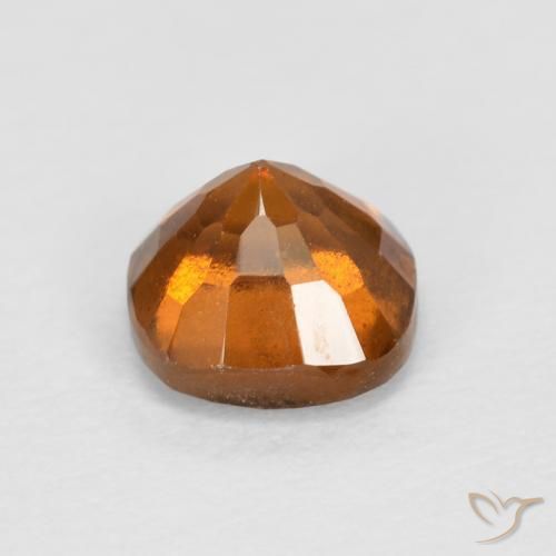 Grenat Hessonite Orange moyen-foncé naturelle Coussin, 0.87 ct, SI