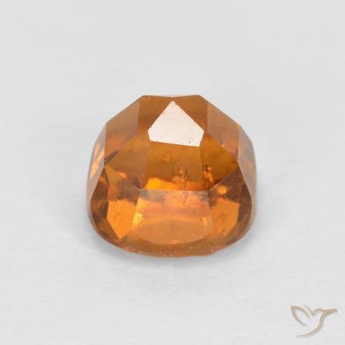 Grenat Hessonite Orange moyen naturelle Coussin, 1.02 ct, SI