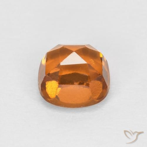 Grenat Hessonite Orange moyen naturelle Coussin, 0.90 ct, SI