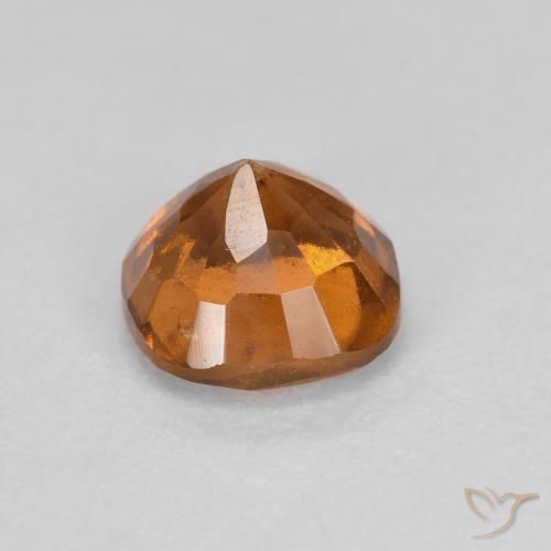 Grenat Hessonite Orange moyen-foncé naturelle Coussin, 0.87 ct, SI