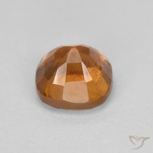 Grenat Hessonite Orange jaunâtre naturelle Coussin, 0.97 ct, SI