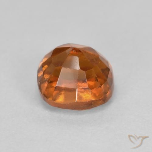 Grenat Hessonite Orange moyen-foncé naturelle Coussin, 1.05 ct, SI