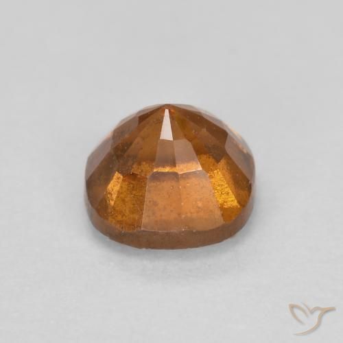 Grenat Hessonite Orange foncé naturelle Coussin, 0.93 ct, SI