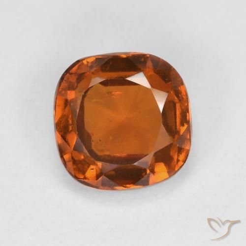 Grenat Hessonite Orange moyen-foncé naturelle Coussin, 1.79 ct, VS-SI