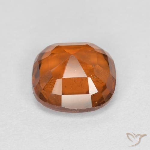 Grenat Hessonite Orange moyen-foncé naturelle Coussin, 1.79 ct, VS-SI