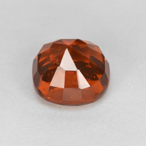 Grenat Hessonite Orange foncé naturelle Coupe coussin, 1.52 ct, VS-SI