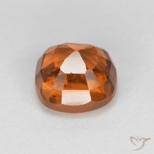 Grenat Hessonite Orange moyen naturelle Coussin, 1.52 ct, VS-SI