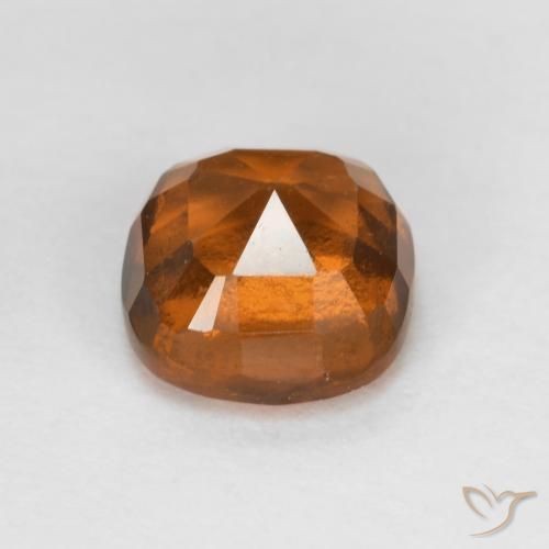 Grenat Hessonite Orange moyen-foncé naturelle Coussin, 1.53 ct, VS-SI