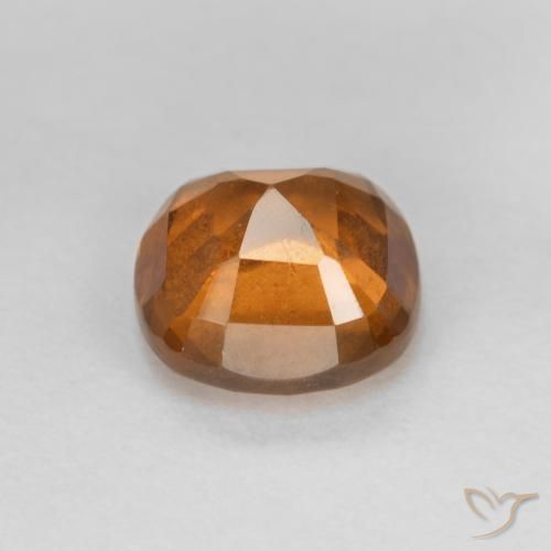 Grenat Hessonite Orange moyen naturelle Coussin, 1.23 ct, VS-SI