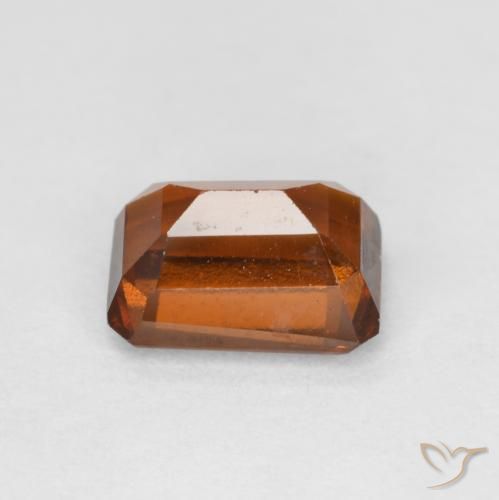 Grenat Hessonite Orange moyen naturelle Octogone / coupe Émeraude, 1.44 ct, VS