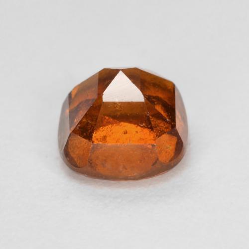 Grenat Hessonite Ambre orange naturelle Coupe coussin, 1.47 ct, VS-SI
