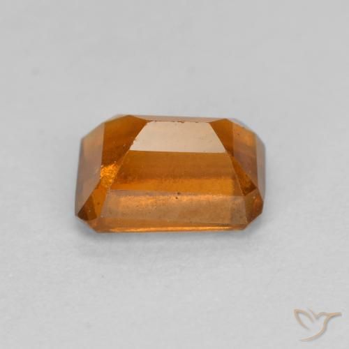 Grenat Hessonite Orange moyen-foncé naturelle Octogone / coupe Émeraude, 1.43 ct, VS-SI