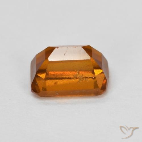 Grenat Hessonite Orange moyen-foncé naturelle Octogone / coupe Émeraude, 1.43 ct, VS-SI