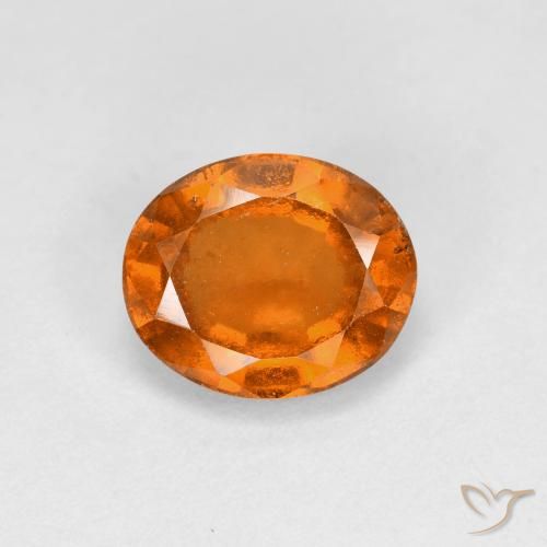 1.89ct Naturel Orange moyen Grenat Hessonite, ovale, VS