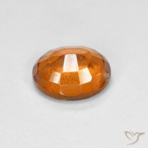 Grenat Hessonite Orange moyen naturelle ovale, 1.89 ct, VS