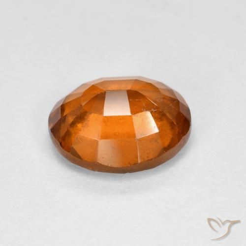 Grenat Hessonite Orange moyen-foncé naturelle ovale, 2.48 ct, VS
