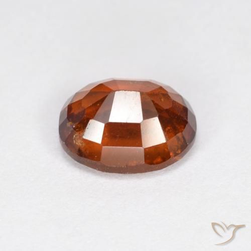 Grenat Hessonite Orange foncé naturelle ovale, 1.43 ct, VS-SI