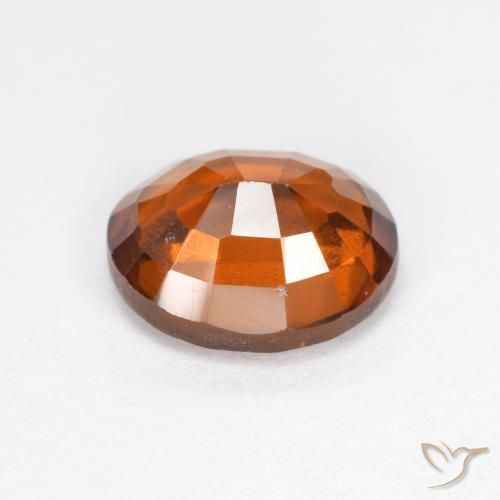 Grenat Hessonite Ambre orange naturelle ovale, 2.23 ct, VS-SI
