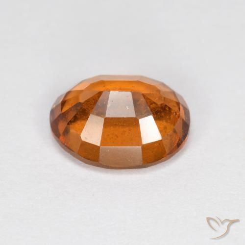 Grenat Hessonite Orange moyen-foncé naturelle ovale, 1.94 ct, VS-SI