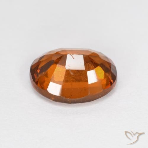 Grenat Hessonite Orange moyen-foncé naturelle ovale, 2.14 ct, VS
