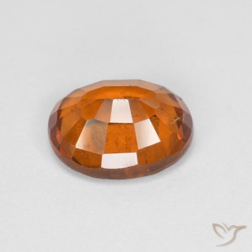 Grenat Hessonite Orange moyen-foncé naturelle ovale, 2.25 ct, VS-SI
