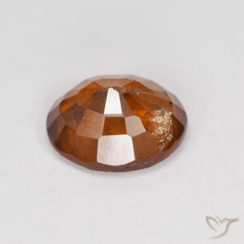 Grenat Hessonite Ambre orange naturelle ovale, 2.19 ct, VS-SI