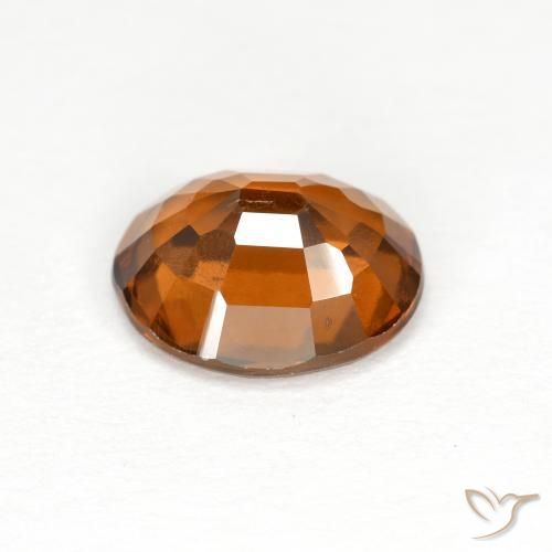 Grenat Hessonite Orange moyen naturelle ovale, 1.77 ct, VS
