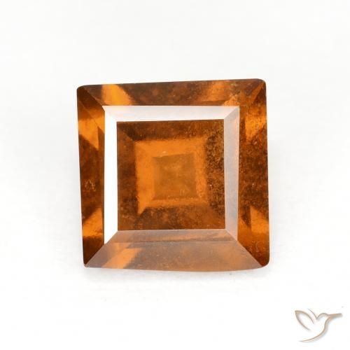 1.82ct Naturel Orange foncé Grenat Hessonite, Carré, VS