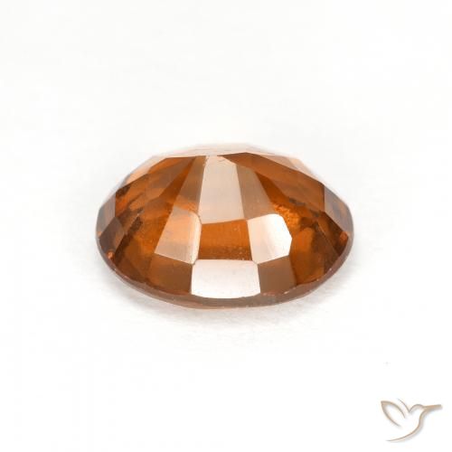 Grenat Hessonite Orange foncé naturelle ovale, 1.90 ct, VS
