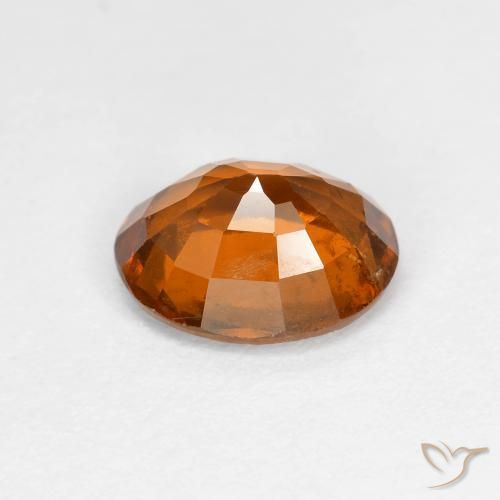 Grenat Hessonite Orange foncé naturelle ovale, 1.97 ct, VS-SI