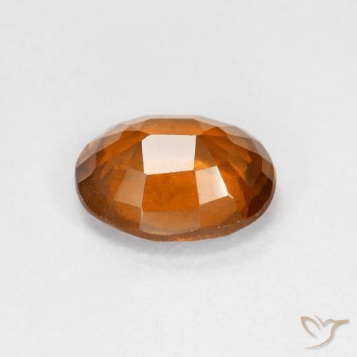 Grenat Hessonite Orange moyen-foncé naturelle ovale, 1.92 ct, VS-SI